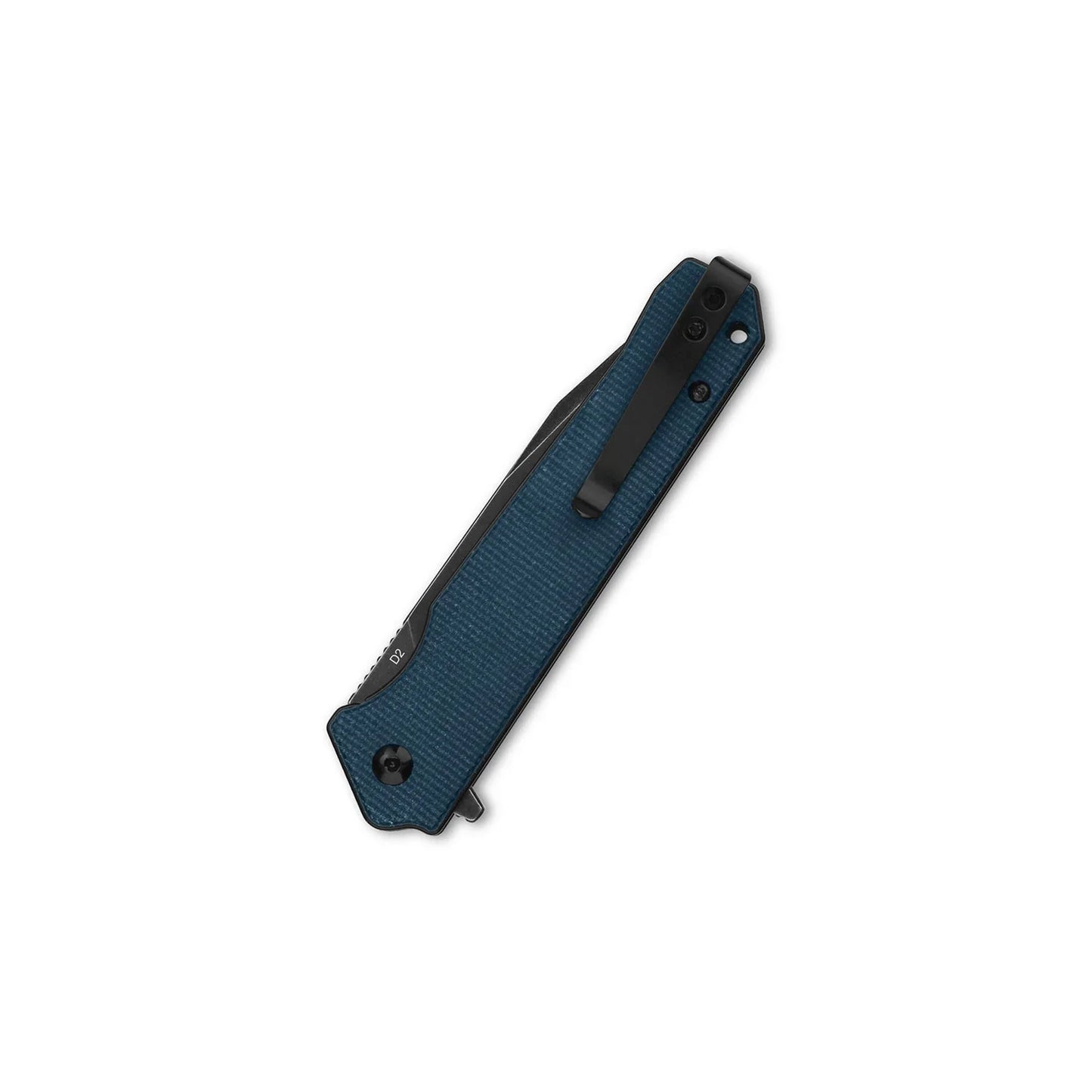 QSP Mamba V2 3.50" D2 Blue Micarta QS111-H2