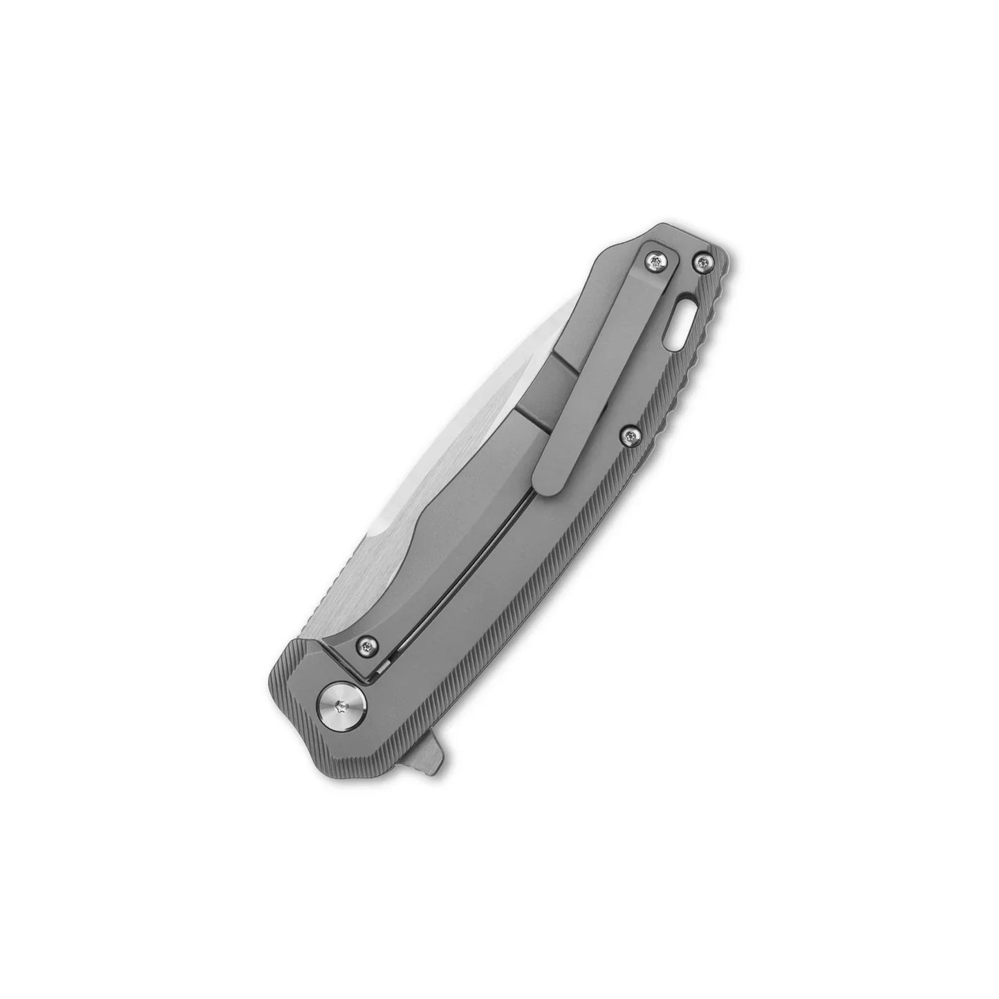 QSP Woodpecker 3.75" Böhler M390 Blade Titanium Handle QS116-A