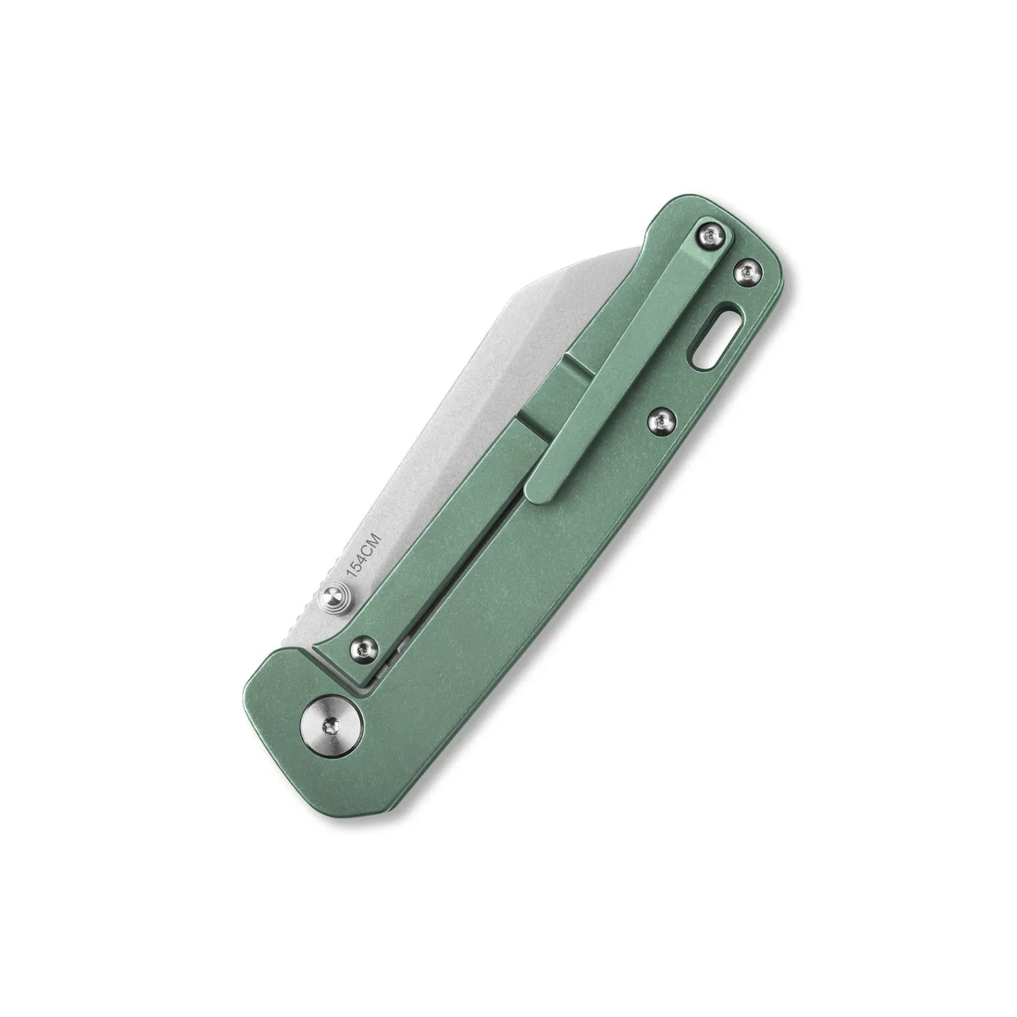 QSP Penguin 3.06" 154CM Stonewashed Titanium QS130-X