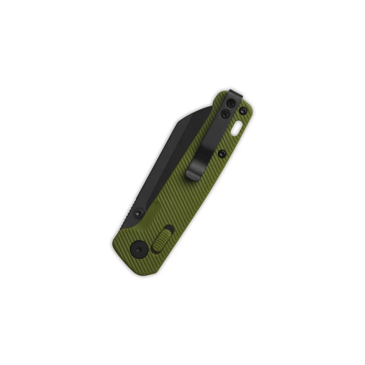 QSP Penguin 3.06" 14C28N Blade OD Green FRN Handle QS130GL-B2