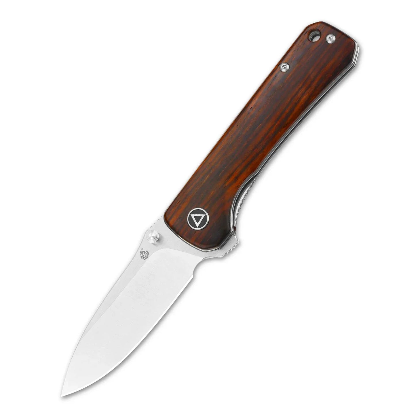QSP Hawk 3.225" Laminated Damascus/S35VN Cocobolo QS131-D2
