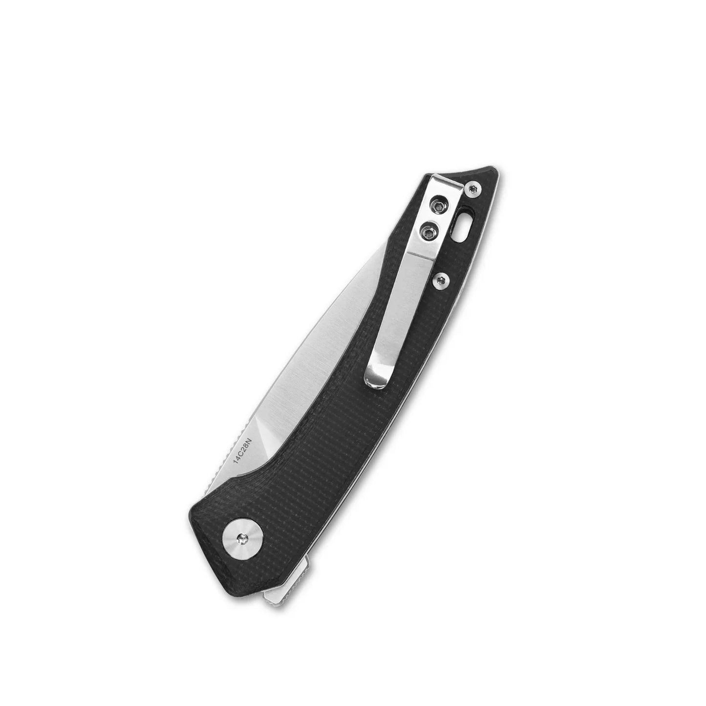QSP Leopard 3.0" 14C28N Black Micarta QS135-B