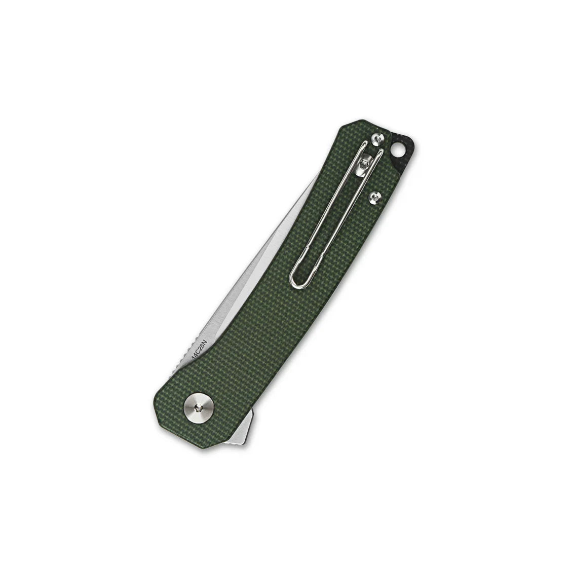 QSP Knife Osprey 3.25" 14C28N, satin finish Micarta QS139-C