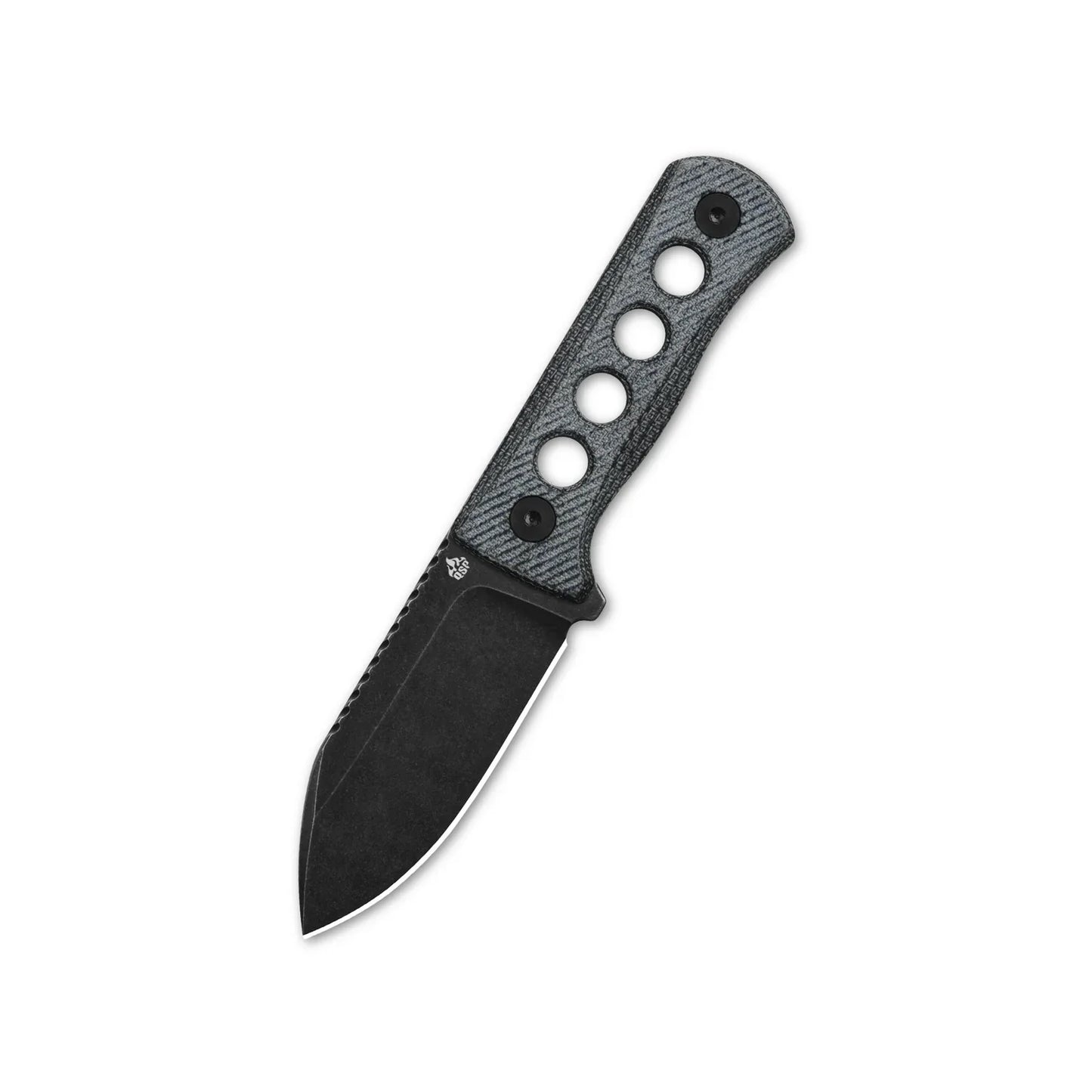QSP Canary Neck Knife 2.50" 14C28N Denim Micarta QS141-D2