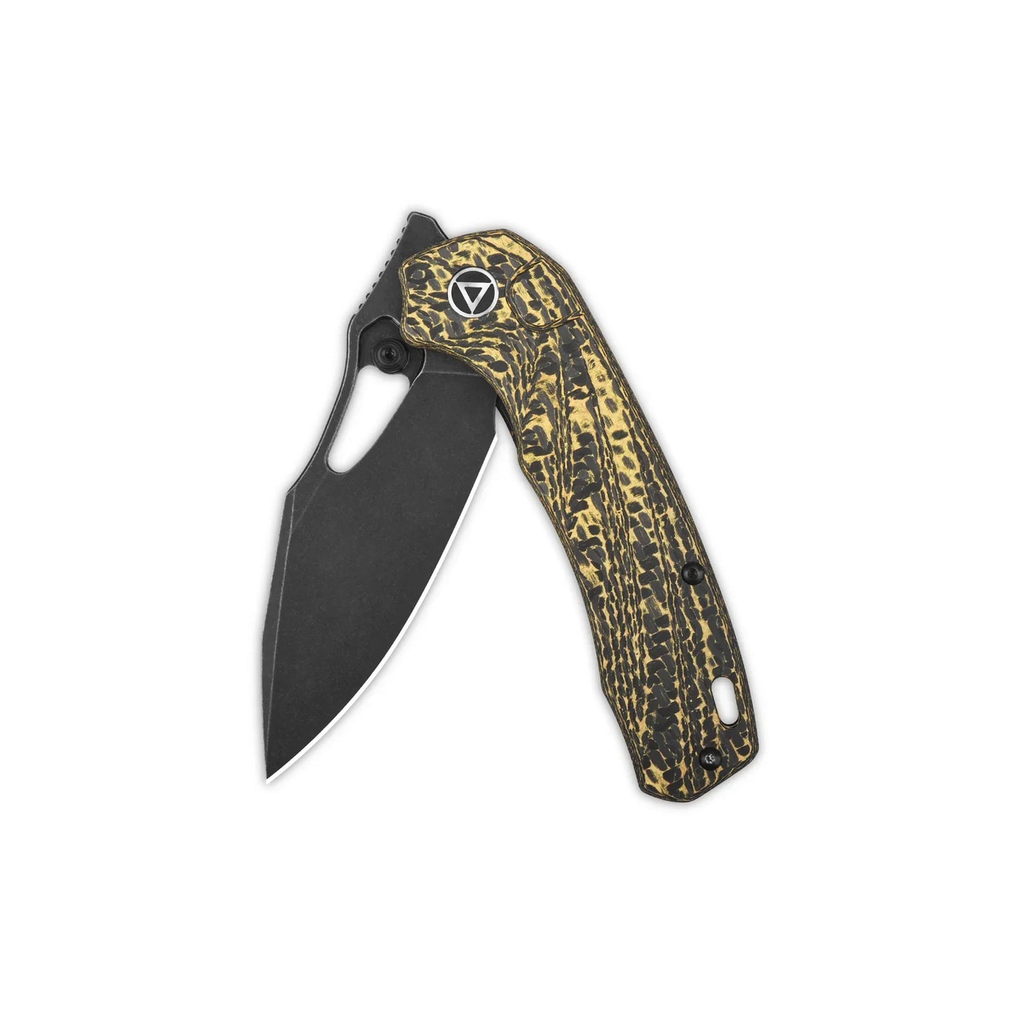 QSP Hornbill 3.25" S35VN Golden CF QS146-A1