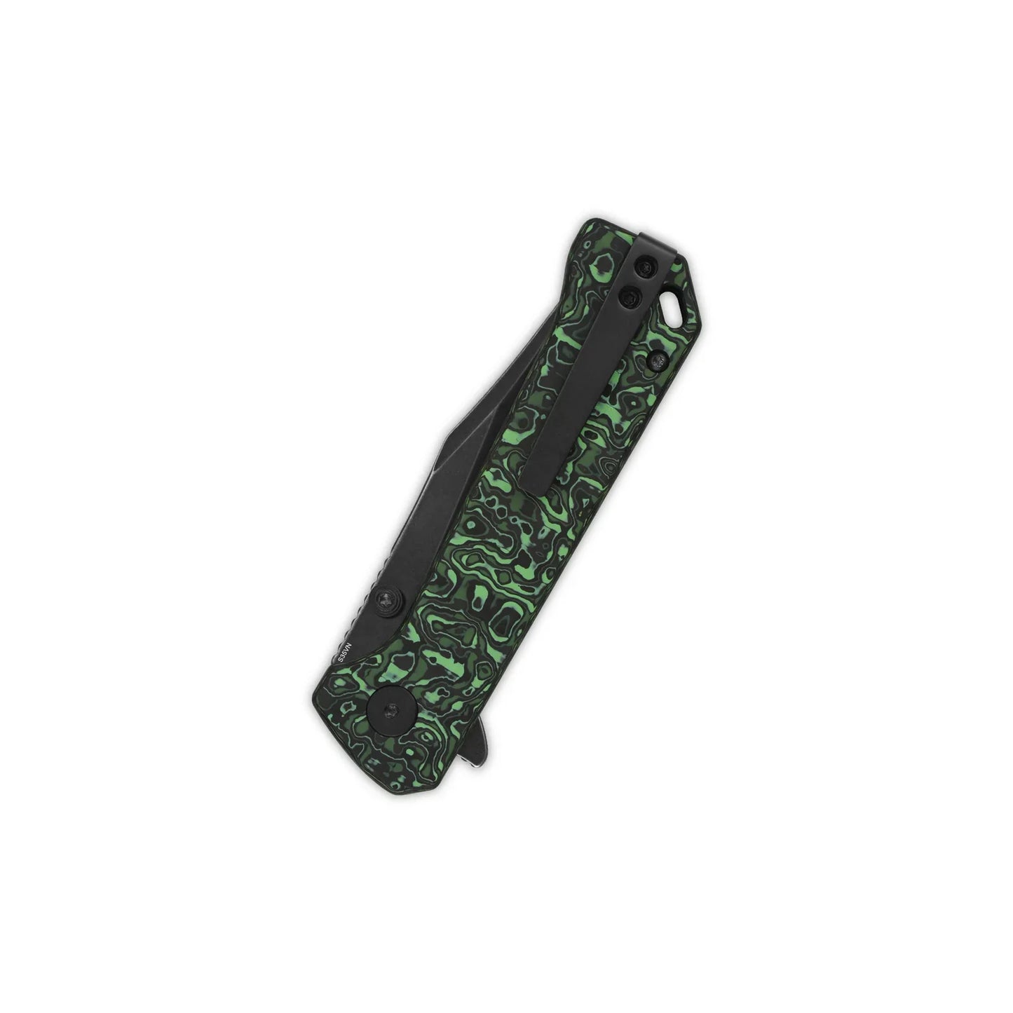 QSP Grebe 3.00" S35VN Green camo CF QS147-G1