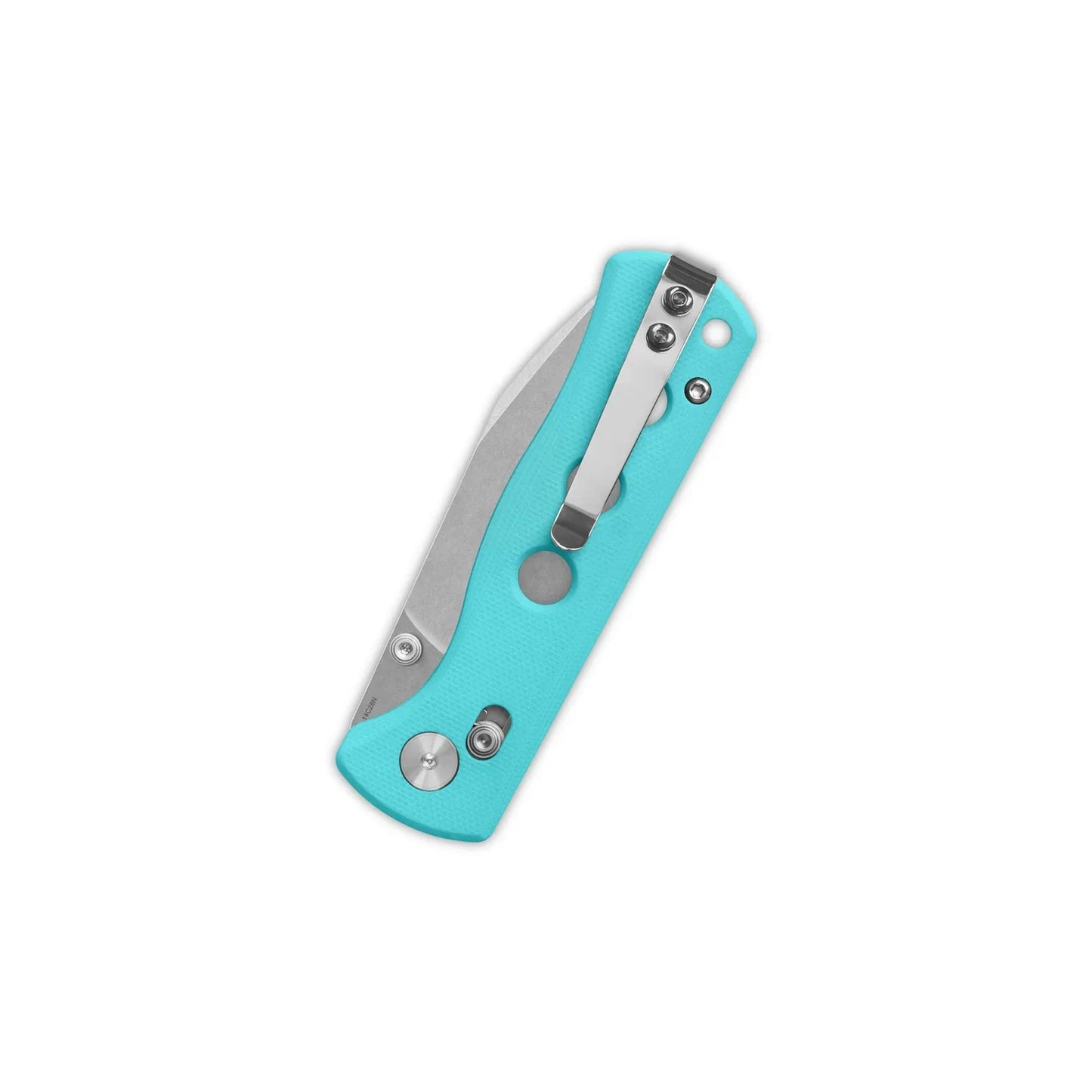 QSP Canary Glyde 3.74" 14C28N, stonewashed Tiffany Blue G10 QS150GL-C1
