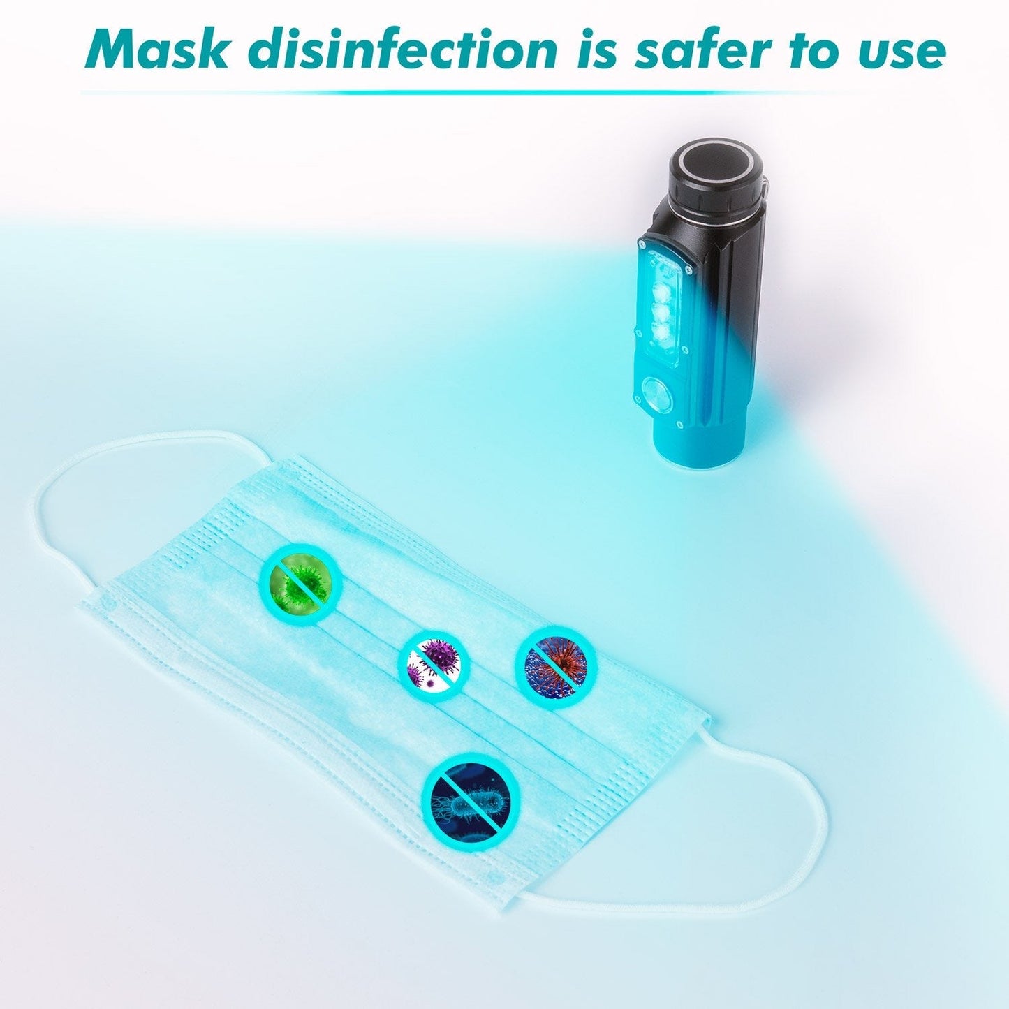 RovyVon Angel Eyes E700U 2800 Lumen w/270nm UV-C Sidelight Flashlight 1*21700 Battery Included