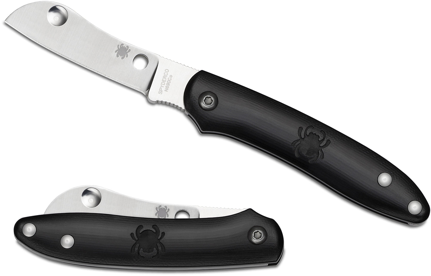 Spyderco Roadie Slipjoint Folder Black FRN Handles - C189PBK