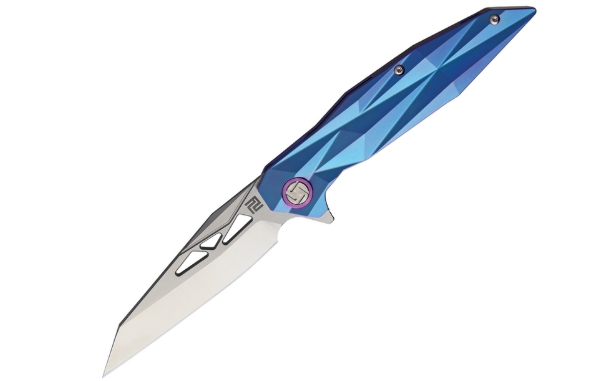 Artisan Cutlery 1827G-BUS Folding Knife Titanium Handles 3.54" Blade S35VN