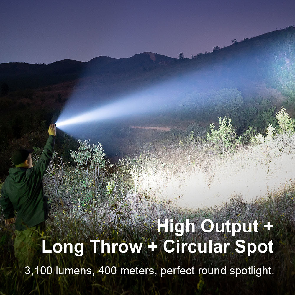 Olight Seeker 4 USB-C Rechargeable 3100 Lumen EDC Flashlight
