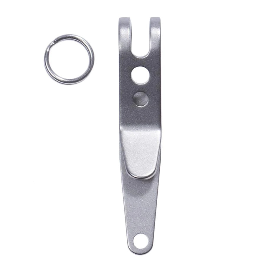 Tec Accessories P-7 Suspension Clip - Bead Blasted Stainless Steel