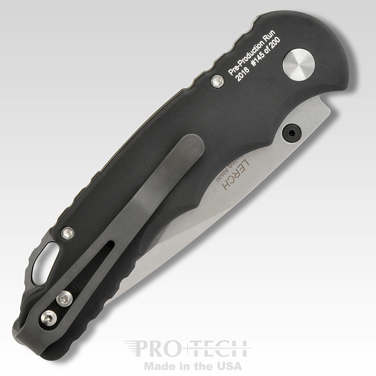 Pro-Tech TR-5 SA.1 Tactical Responce 5 Lerch Titanium Spring Assisted Opening 3.3in S35VN Steel Blade
