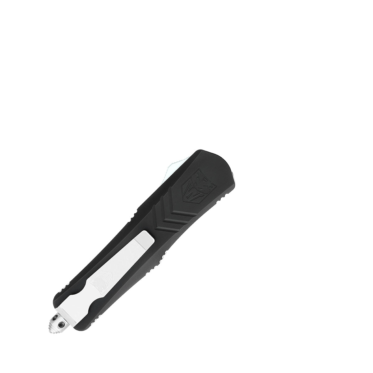 CobraTec FS-X Small Black OTF Knife - D2 Steel 2.5in Dagger Blade
