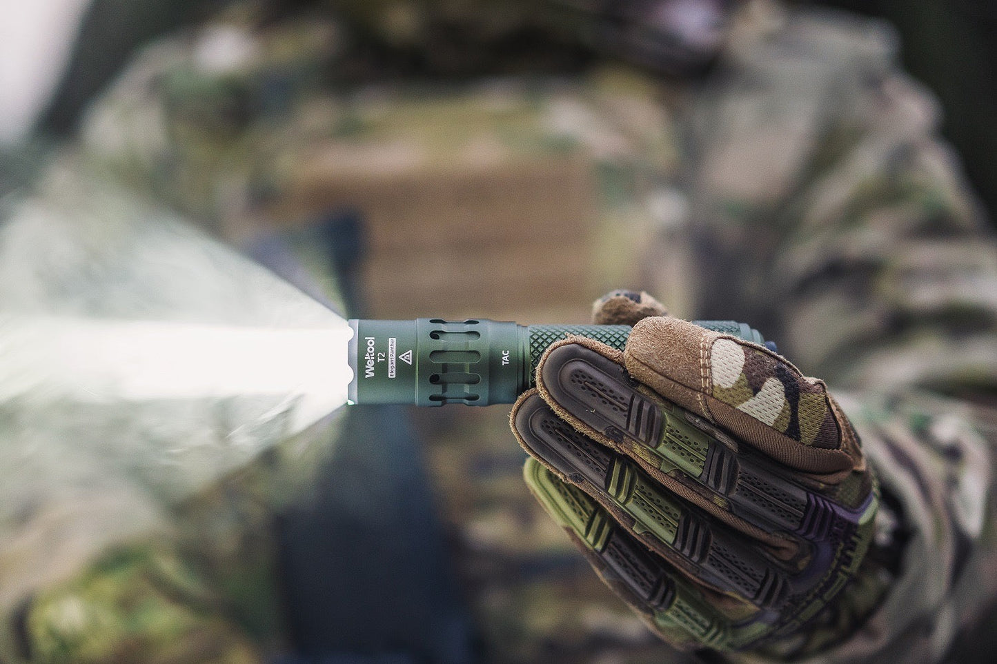 Weltool T2 TAC OD Green tactical flashlight