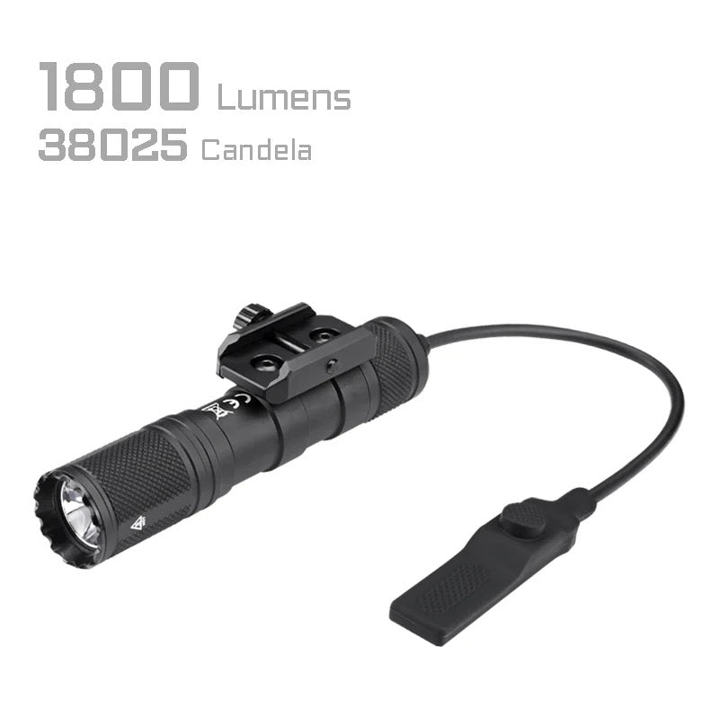 Acebeam G15 Rail-Mounted Flashlight – 1800 Lumens, USB-C, 18650 Battery