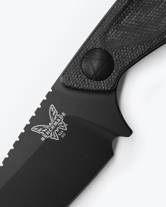 Benchmade Dacian 203BK-02 full-tang construction detail