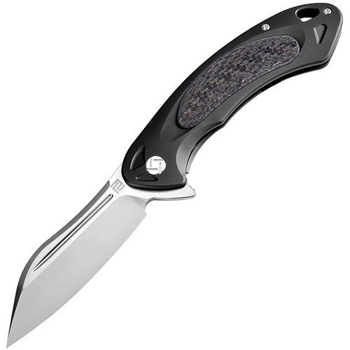 Artisan Cutlery 1818G-BKM Folding Knife Black Titanium Handle 3.54" M390