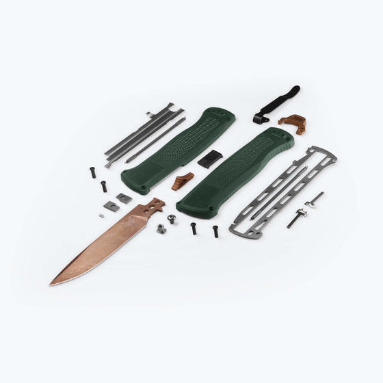 Benchmade Shootout 5371FE-2601 – 3.49" Z-Wear Drop-Point OTF Automatic Knife