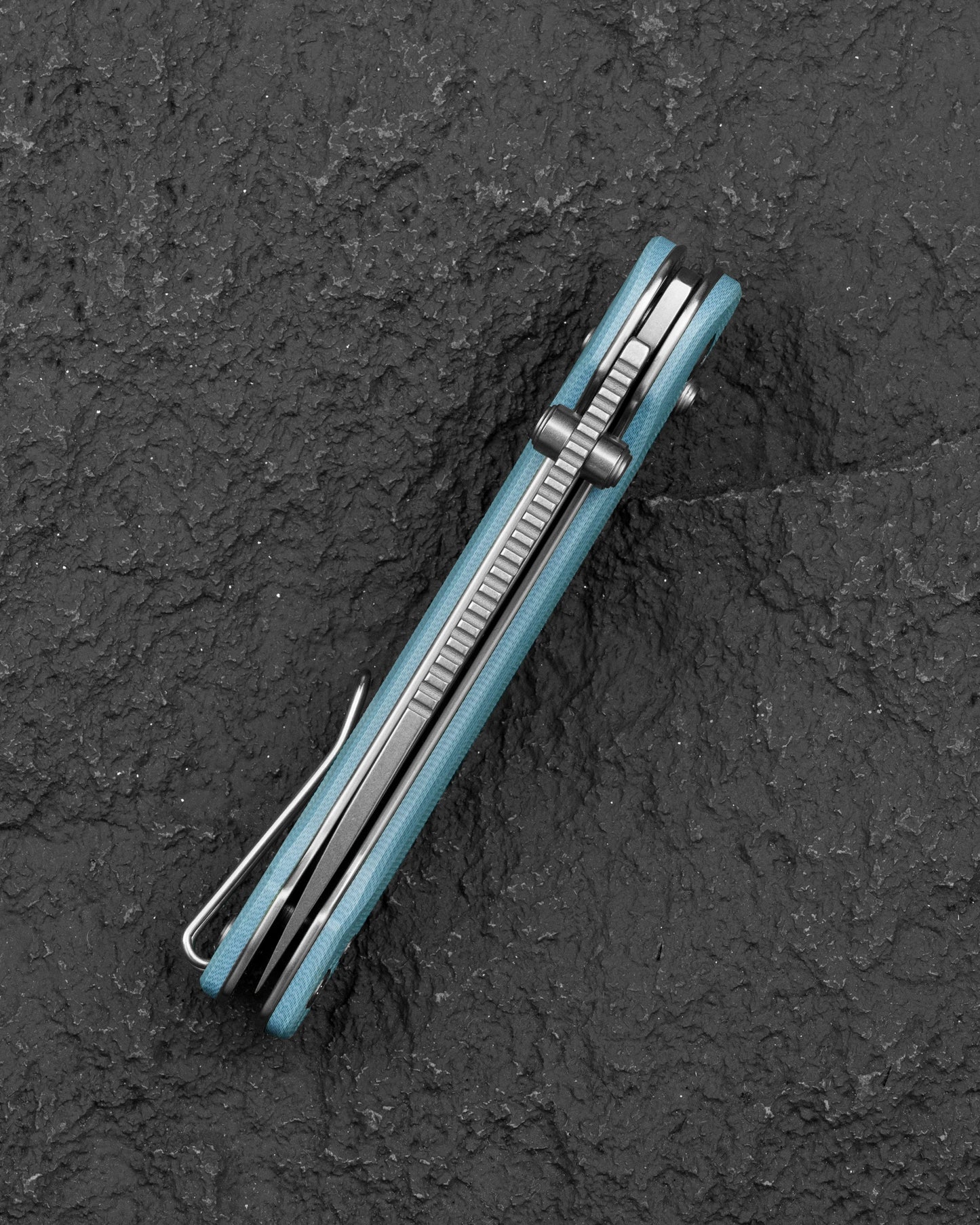 Bestech Cobber BG68C – misty blue G10, 14C28N stonewash blade, Bar Lock folding knife