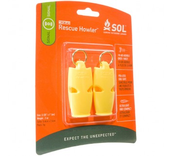 AMK S.O.L. Rescue Howler Whiste - 2 Pack