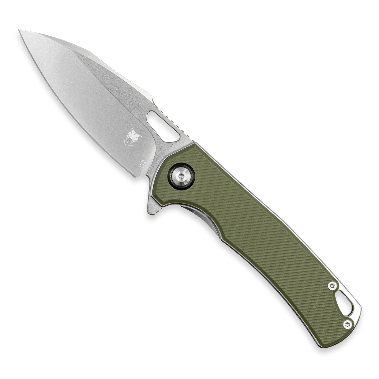 CobraTec Knives Wolverine 3.125" D2 Blade Green G-10 Handles CTWOLVERINEGRN