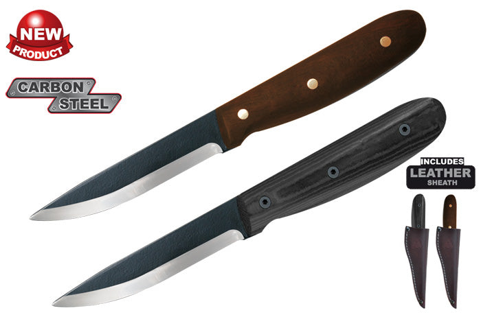 Condor Sapien Knife w/ Leather Sheath - Micarta Handle