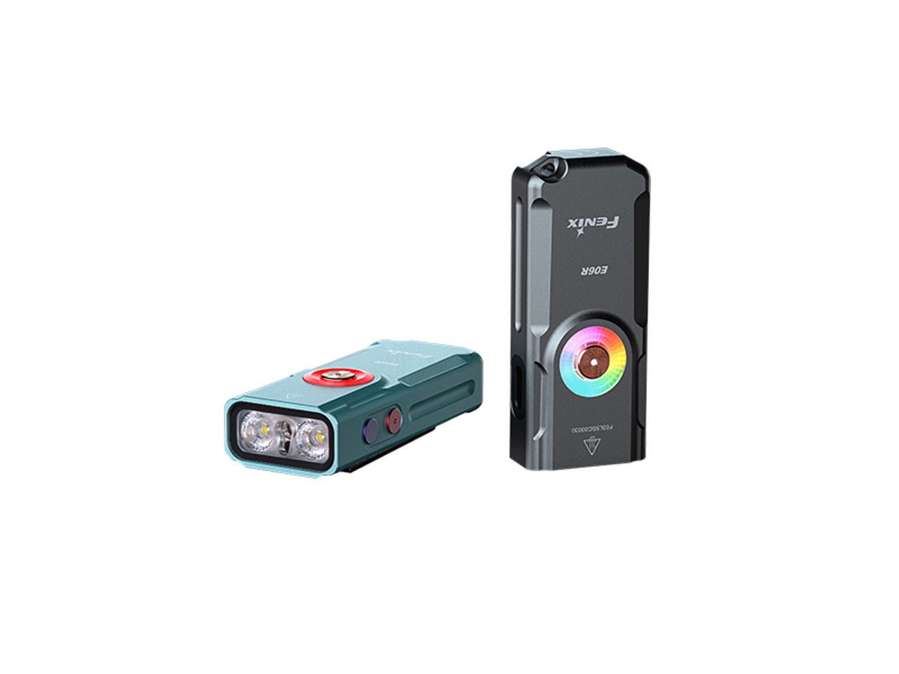 Fenix E06R 700-lumen USB-C rechargeable keychain flashlight – front view
