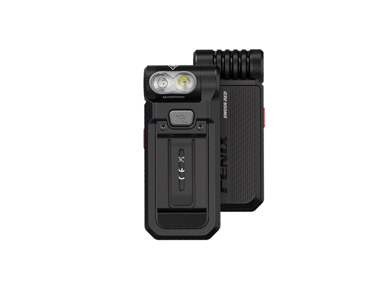 Fenix SW05R – 150 Lumen USB-C Clip-On Flashlight with Red or UV Light