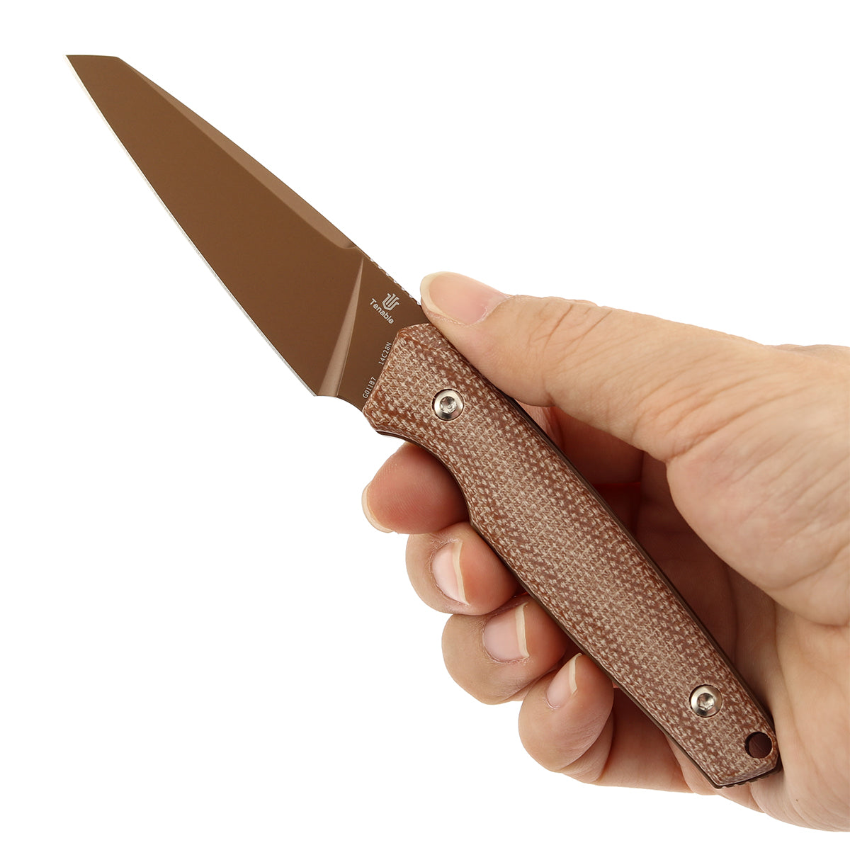 Tenable Parr G011B7 rose gold coated finish detail