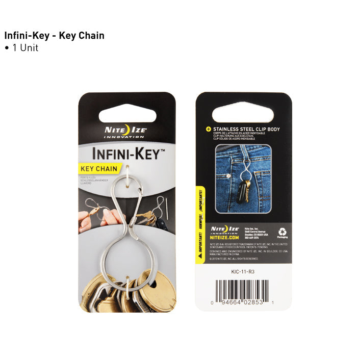 Nite ize Infini-Key Stainless Steel Keychain