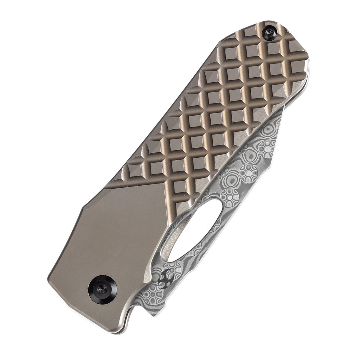 Kansept Loki K1058B5 titanium frame lock detail