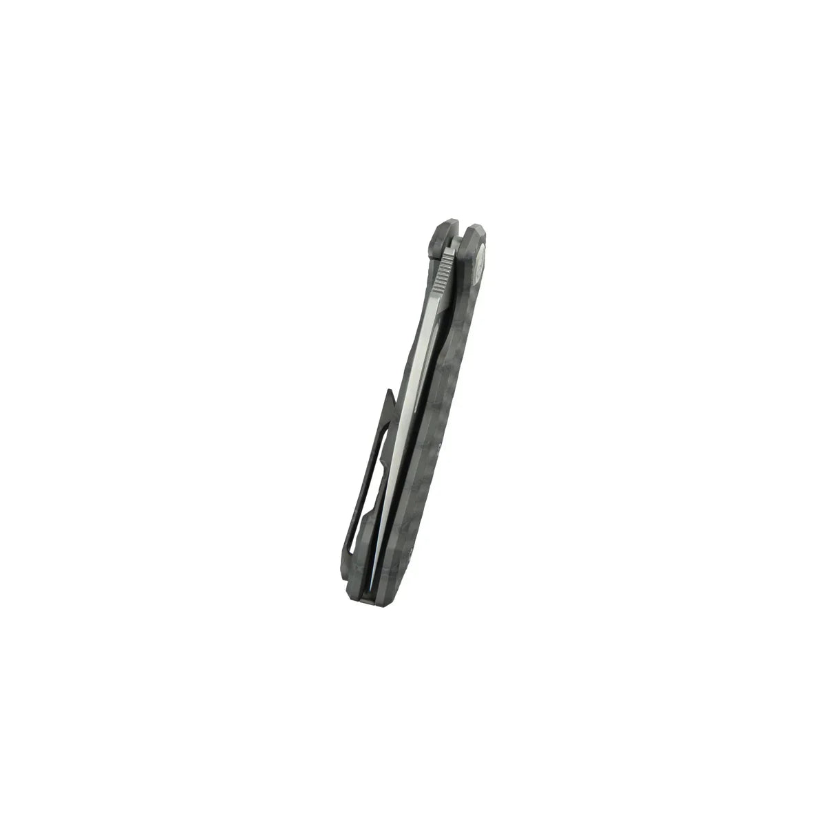 KB Coeus Outdoor Folding Knife 3.11" M390 Spear Point Blade Flame Titanium Handle KB286D