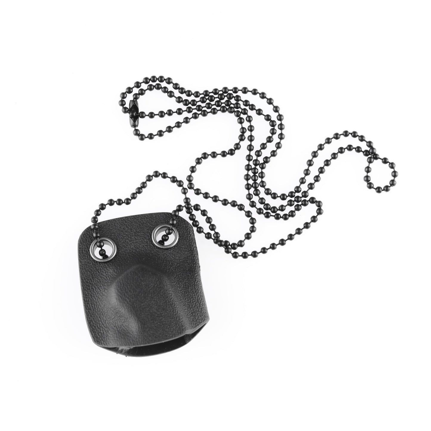 Kansept Kydex Sheath for Mini Korvid KS3030 neck-carry Kydex sheath with black bead necklace