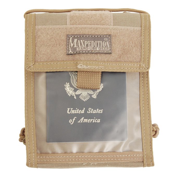 Maxpedition Traveler Passport ID Carrier - Khaki 0801K