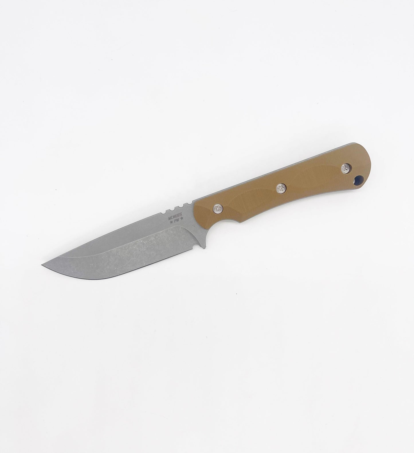 McNees Knives FX Ridge Runner SW-A – 3.7" MagnaCut Fixed Blade with Coyote G10 Handle