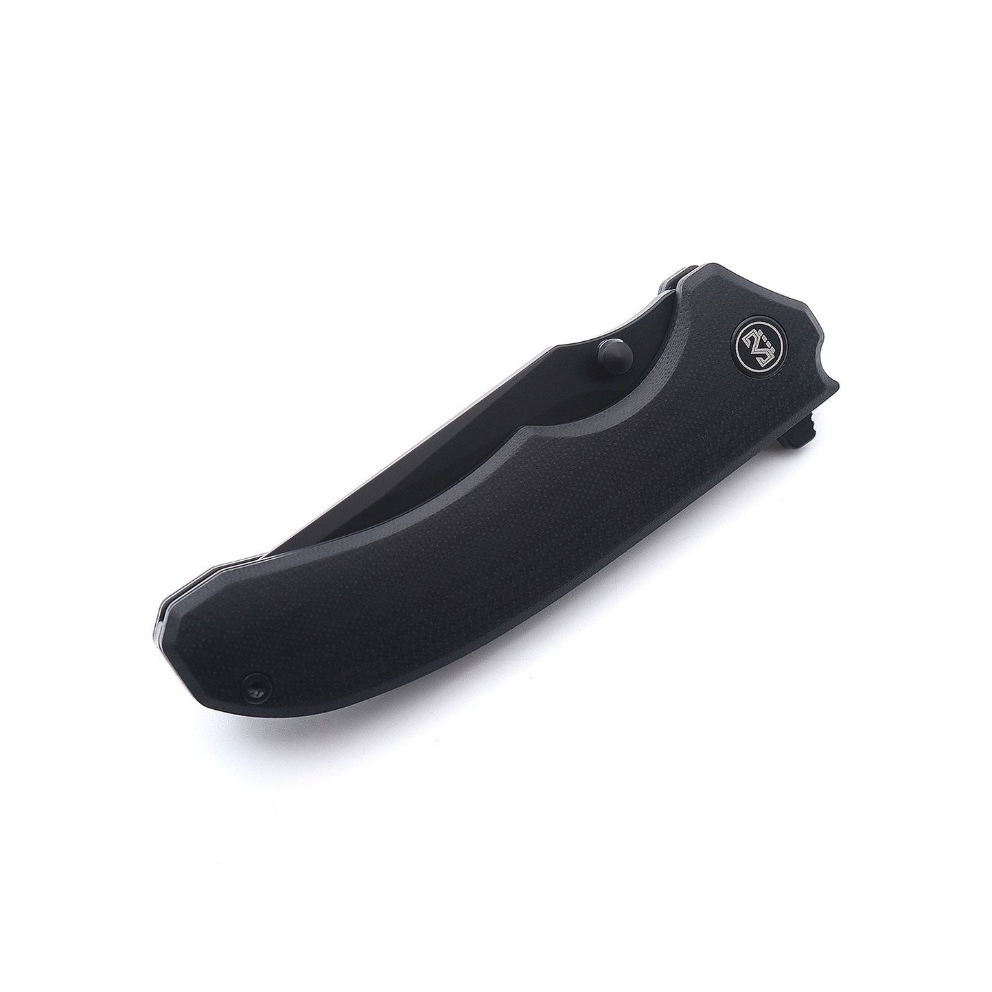 Miguron Centurion Folding Knife 3.5" 14C28N Black PVD Blade Black G10 Handle MGR-812BK