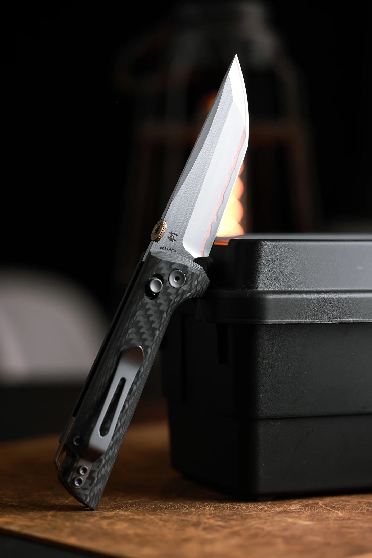 North Mountain Blade 2418-CF-5 3 5 inch copper clad blade detail