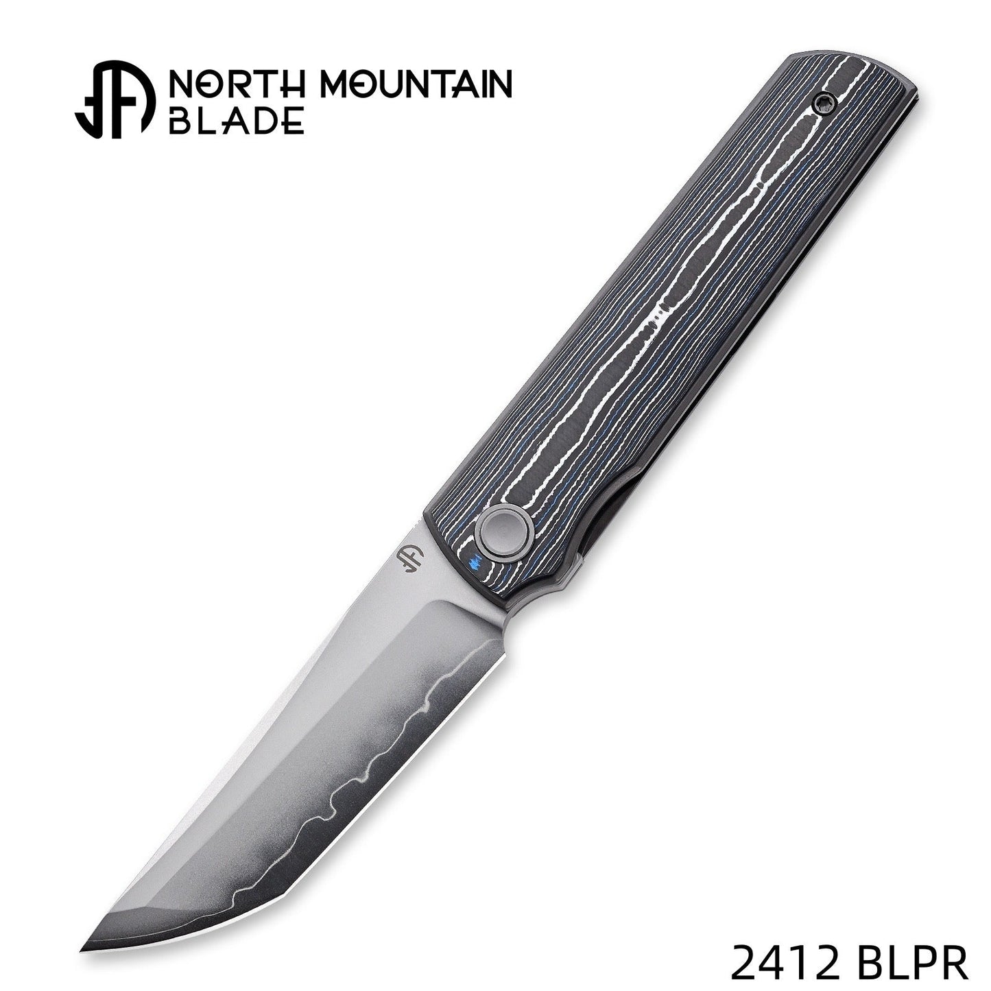 North Mountain Blade 2412-BLPR chop4 front flipper open folding knife