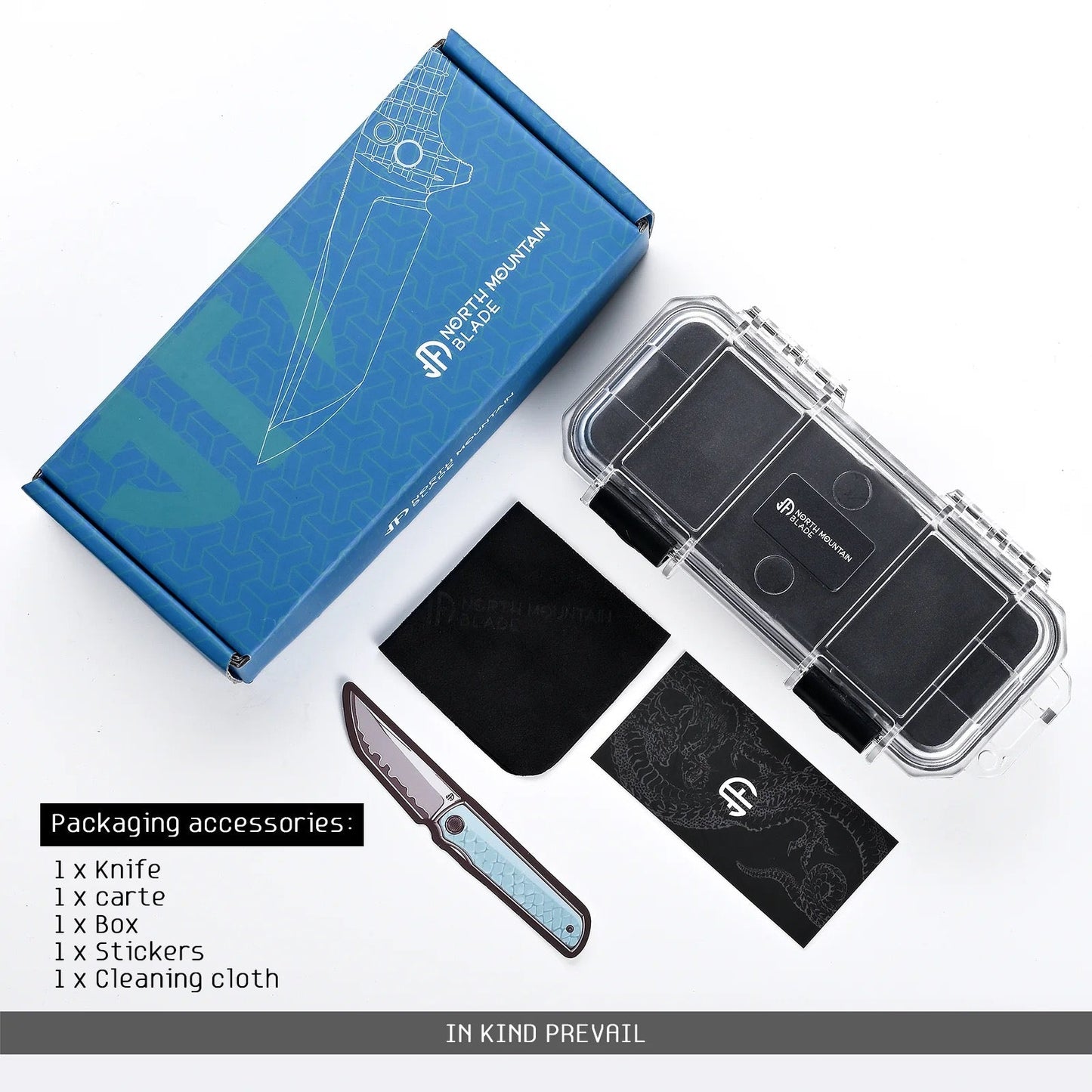 North Mountain Blade 2507-Grid zero package contents detail view