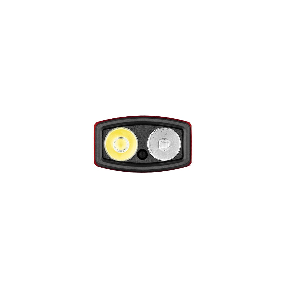 Olight Arkfeld Pro Red LED and UV emitter close-up detail