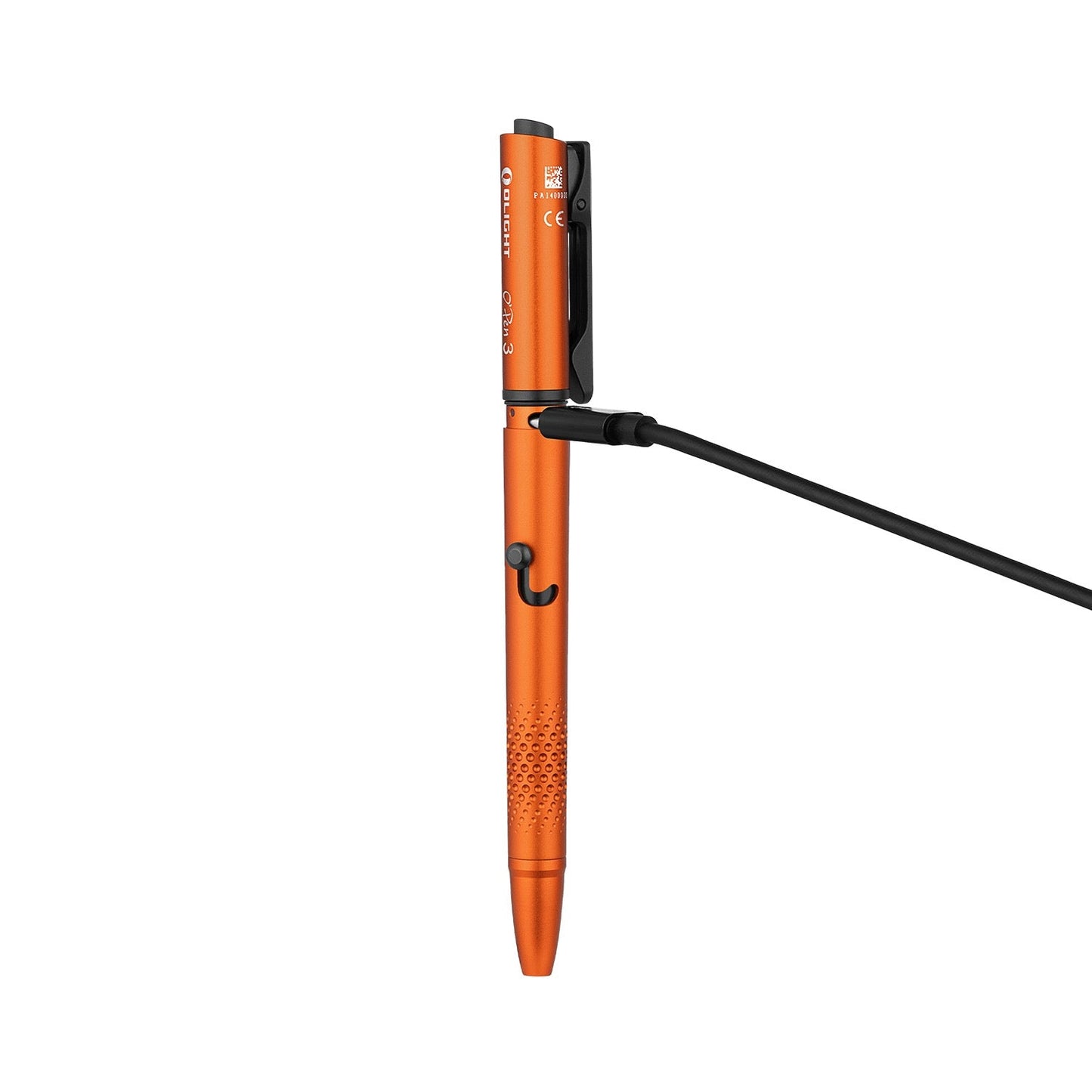 Olight O'Pen 3 Orange hidden USB-C charging port