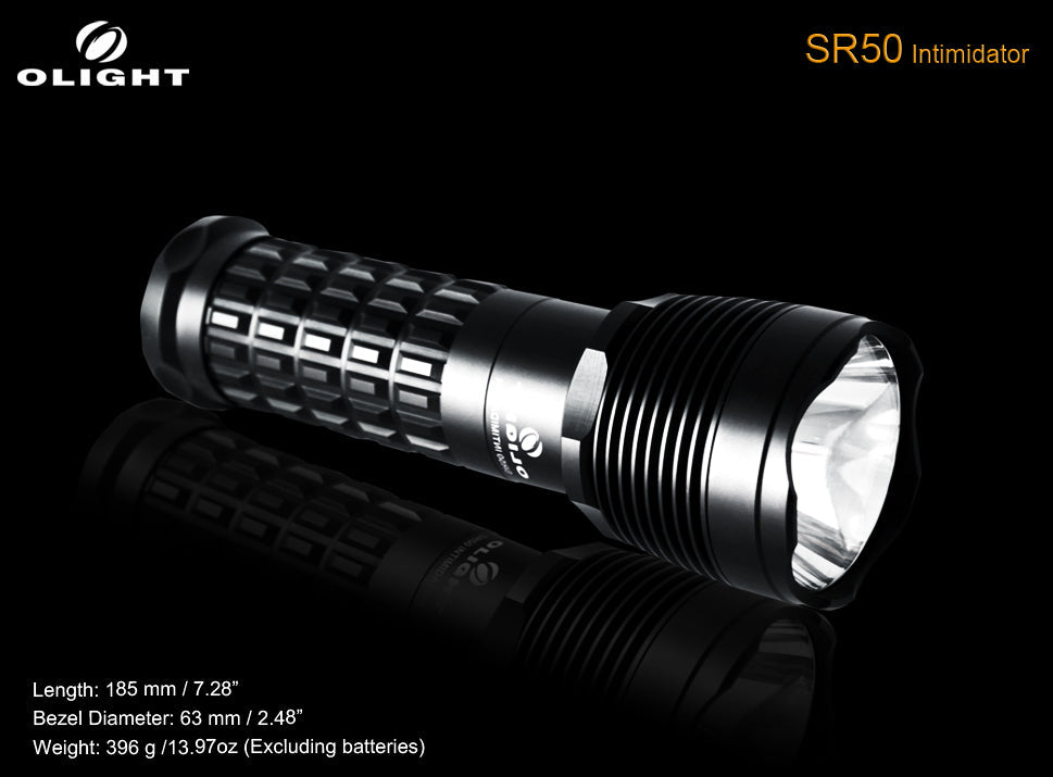 Olight SR50 Intimidator LED Flashlight SST-50 800 Lumens