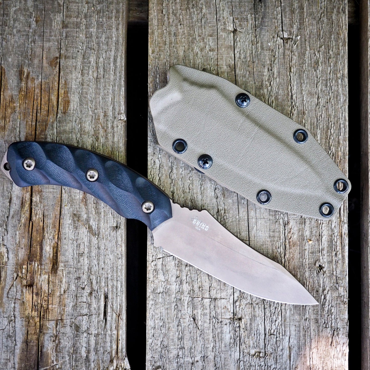 Southern Grind Jackal Fixed Blade Knife (4.75 Inch Blade)