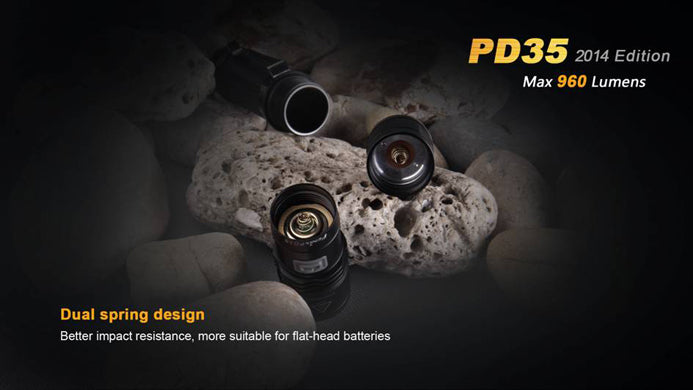 Fenix PD35 1 x 18650 / 2 x CR123A CREE XM-L2 U2 960 Lumen LED Flashlight