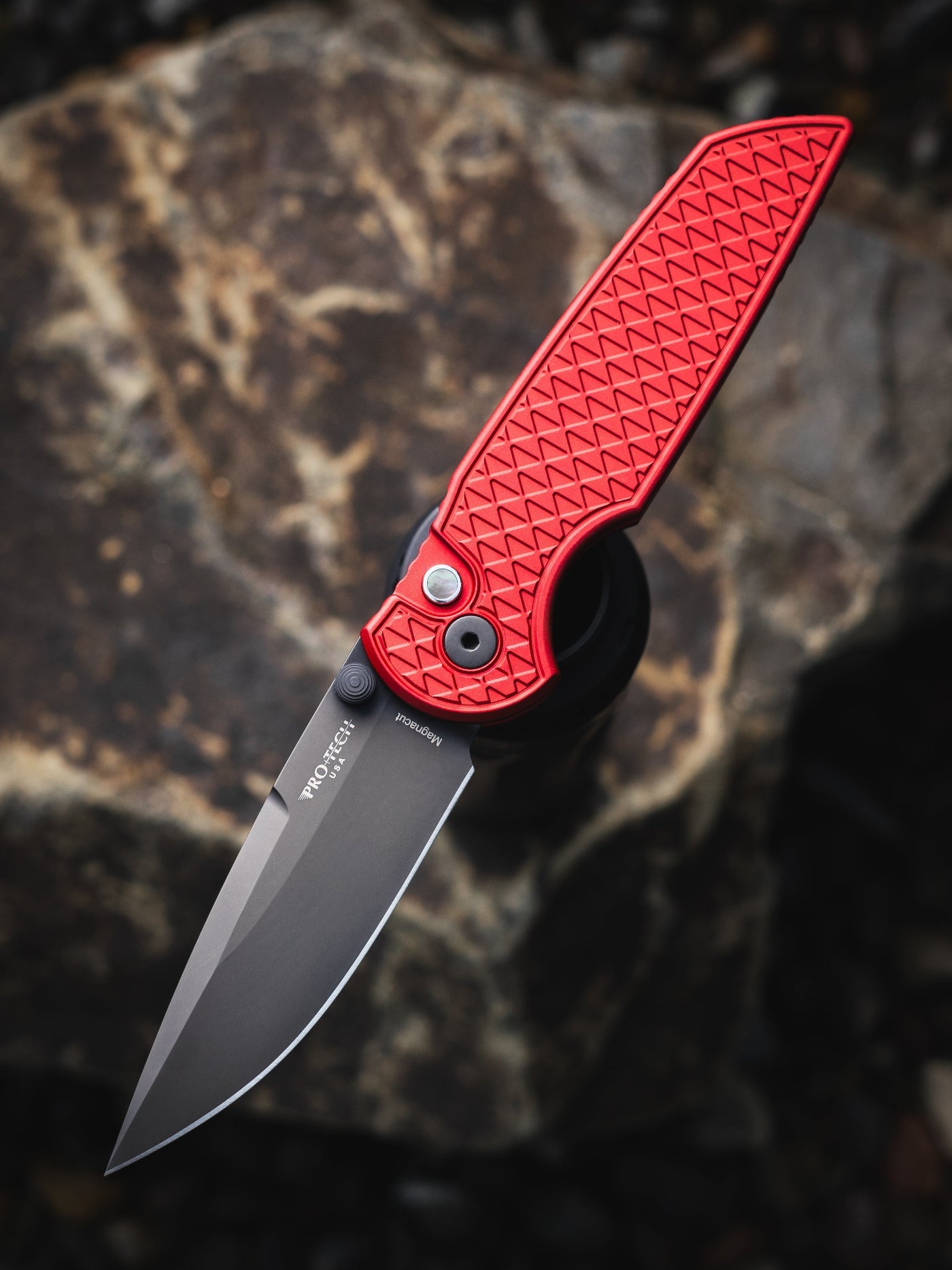 Pro-Tech BST26.INT.2 Blade Show Texas Exclusive – TR-3 Integrity MagnaCut Manual Knife