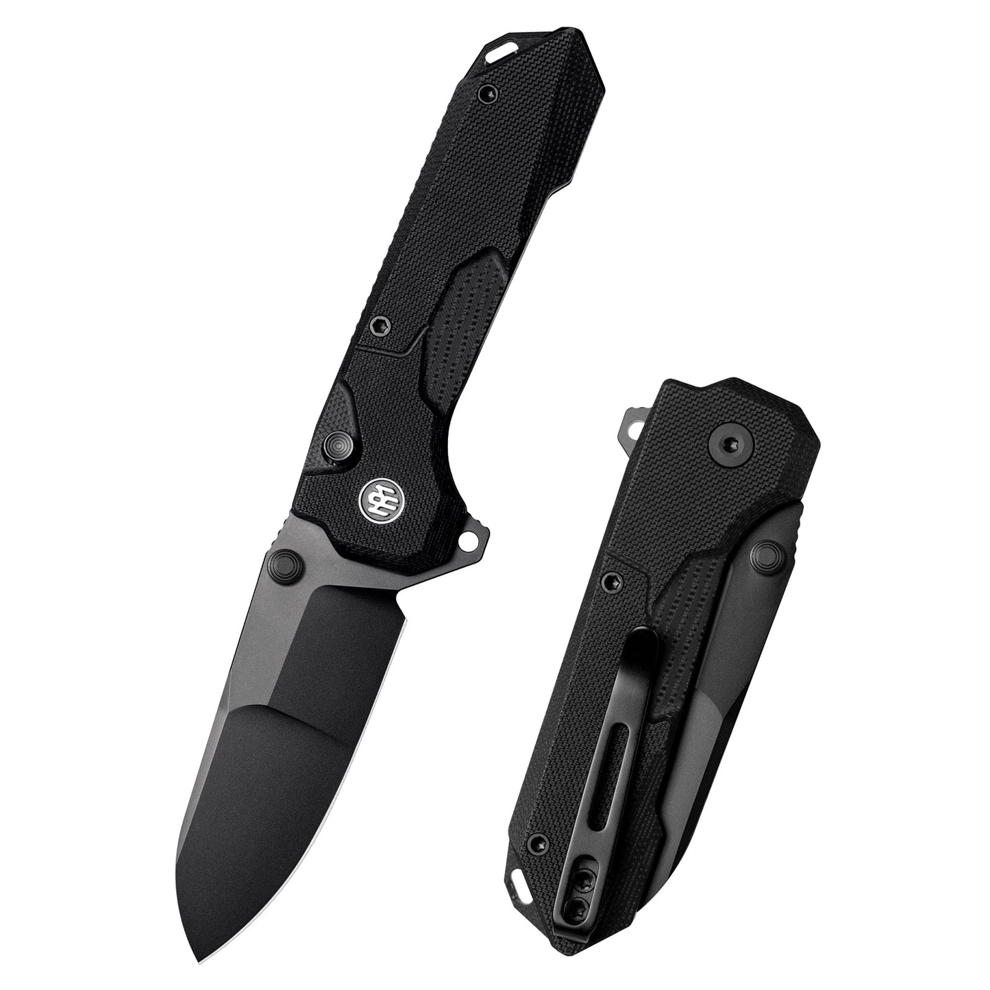 REMETTE RT-Cosmic RTCO-GB – 2.76" 14C28N Drop Point Button + Liner Lock Knife G10 Handle