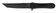 SOG Tsunami Black Fixed Tanto Blade w/ Nylon Sheath - TS02-N