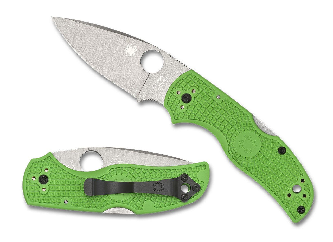 Spyderco NATIVE 5 Salt Series 2.95in LC200N Blade Green FRN Handles - C41PGR5