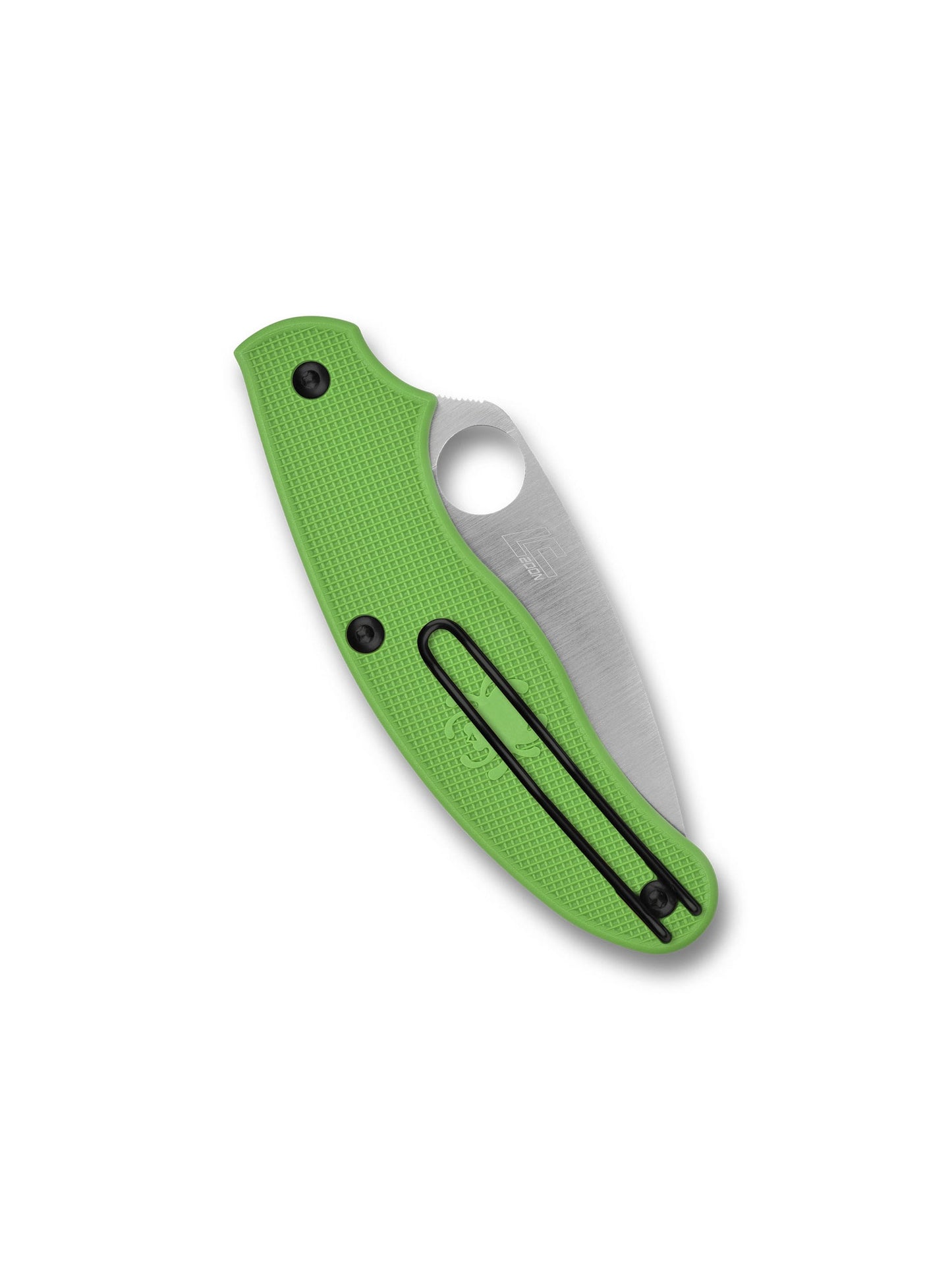 Spyderco Salt slip joint knife with green handle